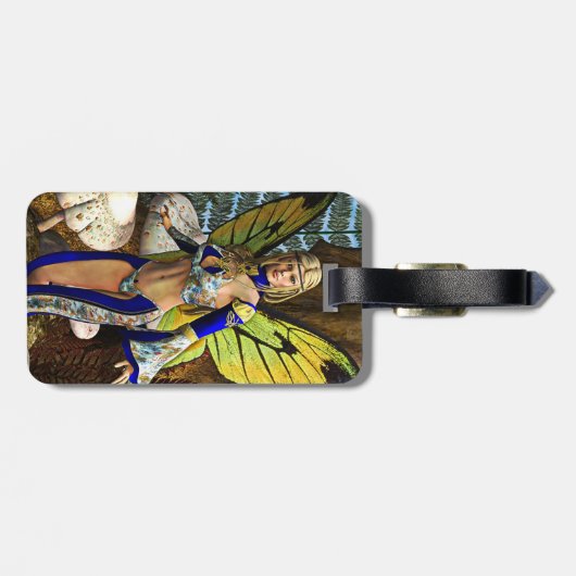 妖精の蝶 ラゲッジタグ (裏面横)