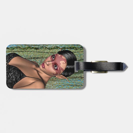 妖精の蝶 ラゲッジタグ (裏面横)