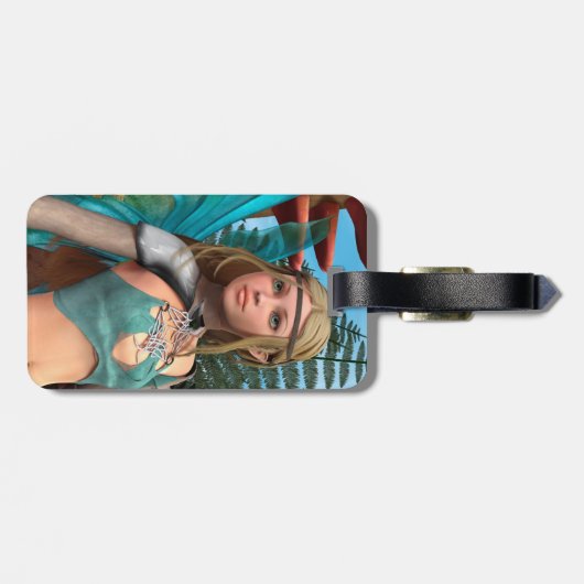 妖精の蝶 ラゲッジタグ (裏面横)