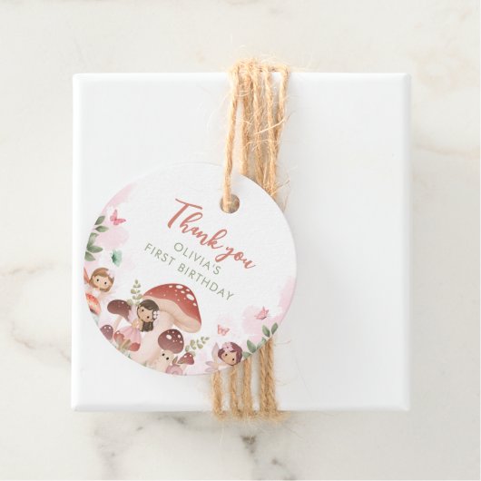 妖精の誕生日ありがとう好意ギフトラベル フェイバータグ (インサイチュ)