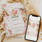 妖精の誕生日お誘いパーティー 魔法のユニコーン 招待状