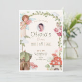 妖精の誕生日の招待 招待状 (スタンド正面)