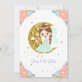 妖精の誕生日の招待 招待状 (裏面)