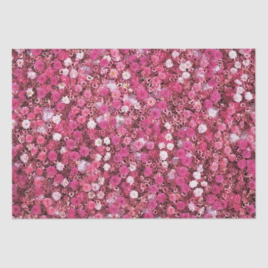 妖精の誕生日の水色の花の庭 薄葉紙 (正面)