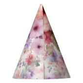 妖精の誕生日パーティエンチャント水のカラーガーデン パーティーハット (裏面)