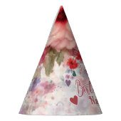 妖精の誕生日パーティエンチャント水のカラーガーデン パーティーハット (左)
