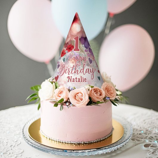 妖精の誕生日パーティエンチャント水のカラーガーデン パーティーハット