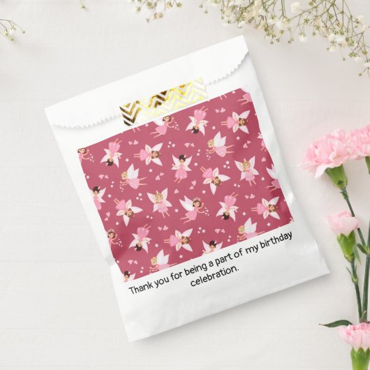 妖精の誕生日パーティーの好意バッグ フェイバーバッグ (封をした状態)