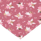 妖精の誕生日パーティークロスのテーブルランナー ショートテーブルランナー (コーナー)