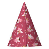 妖精の誕生日パーティーピンク パーティーハット (裏面)