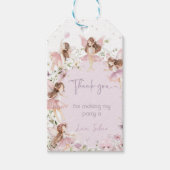 妖精の誕生日パーティー ギフトタグ (正面)