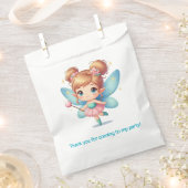 妖精の誕生日パーティー フェイバーバッグ (クリップ留めされた状態)