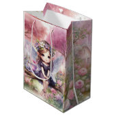妖精の誕生日パーティー ミディアムペーパーバッグ (正面アングル)