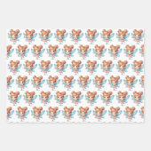 妖精の誕生日パーティー ラッピングペーパーシート (正面3)