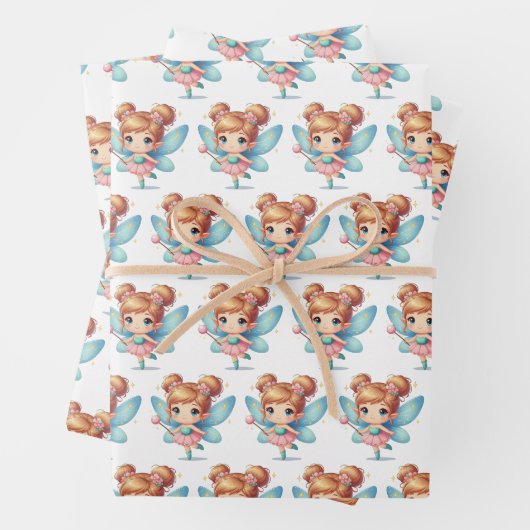 妖精の誕生日パーティー ラッピングペーパーシート (インサイチュ)