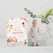 妖精の誕生日招待状 ガール マジカルガーデン 招待状 (スタンド正面)