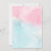 妖精の誕生日招待状 招待状 (裏面)