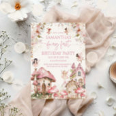 妖精の誕生日招待状 魔法のファンタジー 招待状