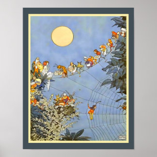 妖精の誕生日：ウィリアム・ヒース・ロビンソン ポスター