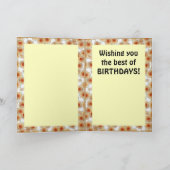 妖精の誕生日-私のにんじんを共有して下さい カード (内部)