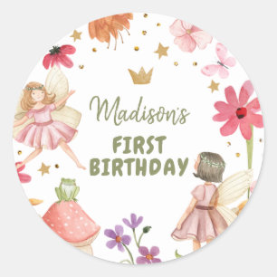 妖精の誕生日 1歳 フォレストフェアリー ステッカー プレゼント