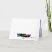 『妖精の賛美グリーティングカード』 カード (裏面)