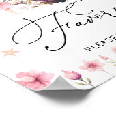 妖精の赤ちゃんシャワーの好意を取ってポスター1つ ポスター (角)