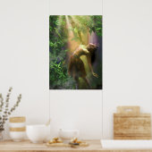 妖精の踊りのライム光 ポスター (キッチン)