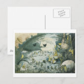 妖精の踊りの満月 ポストカード (正面/裏面)