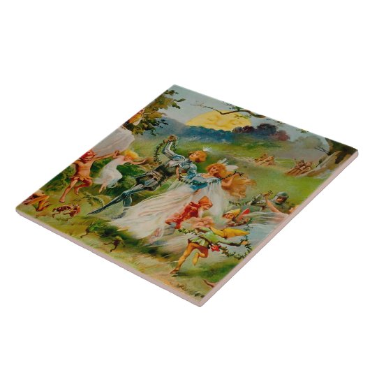 「妖精の踊り」 by ES Hardy タイル (側面)