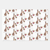 妖精の送信キスギフトラップセット ラッピングペーパーシート (正面)