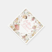 妖精の野の花の誕生日 スタンダードカクテルナプキン (角)