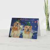 妖精の金誕生日 カード (正面)