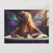 妖精の長老のバブルバスの女性 ポストカード (正面)