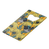 妖精の青緑色 クレジットカード栓抜き (裏面アングル)