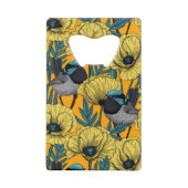 妖精の青緑色 クレジットカード栓抜き (裏面)