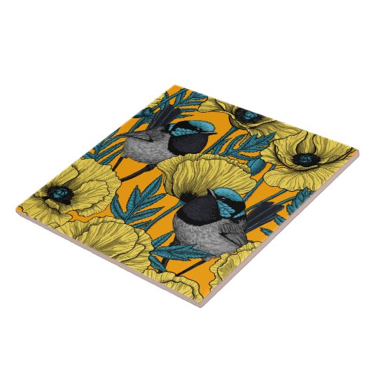 妖精の青緑色 タイル (側面)