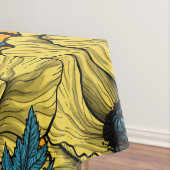 妖精の青緑色 テーブルクロス (インサイチュ)