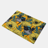 妖精の青緑色 ドアマット (アングル)