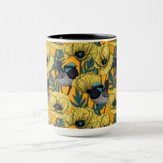 妖精の青緑色 マグカップ (中央)