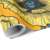 妖精の青緑色 ラッピングペーパー (ロールコーナー)