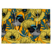 妖精の青緑色 ラージペーパーバッグ (裏面)