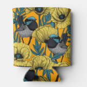 妖精の青緑色 缶クーラー (裏面)