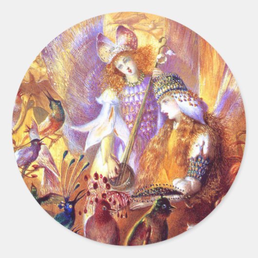 妖精の音楽 ラウンドシール (正面)