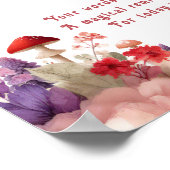 妖精の願い最初の誕生日時間カプセルサイン ポスター (角)