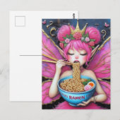 妖精の食べラーメン ポストカード (正面/裏面)