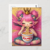 妖精の食べラーメン ポストカード (正面/裏面)
