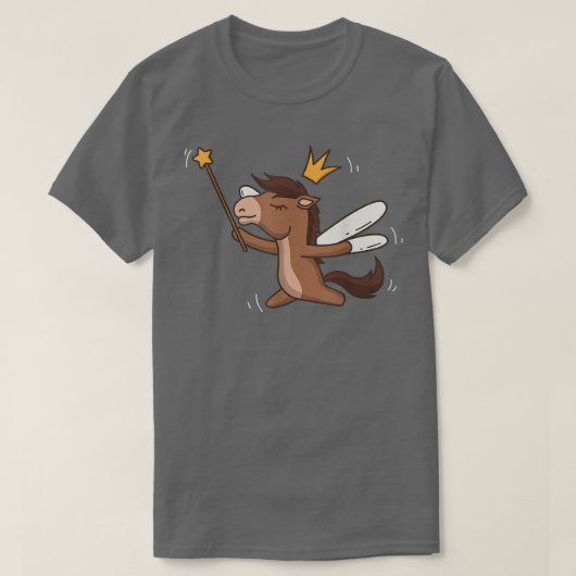 妖精の馬農家神秘的なファームホースフェアリー恋人 Tシャツ (デザイン正面)