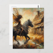 妖精の馬 ポストカード (正面/裏面)