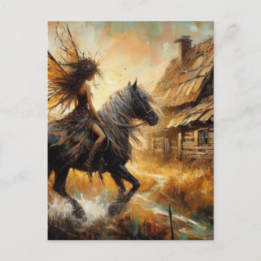 妖精の馬 ポストカード (正面)